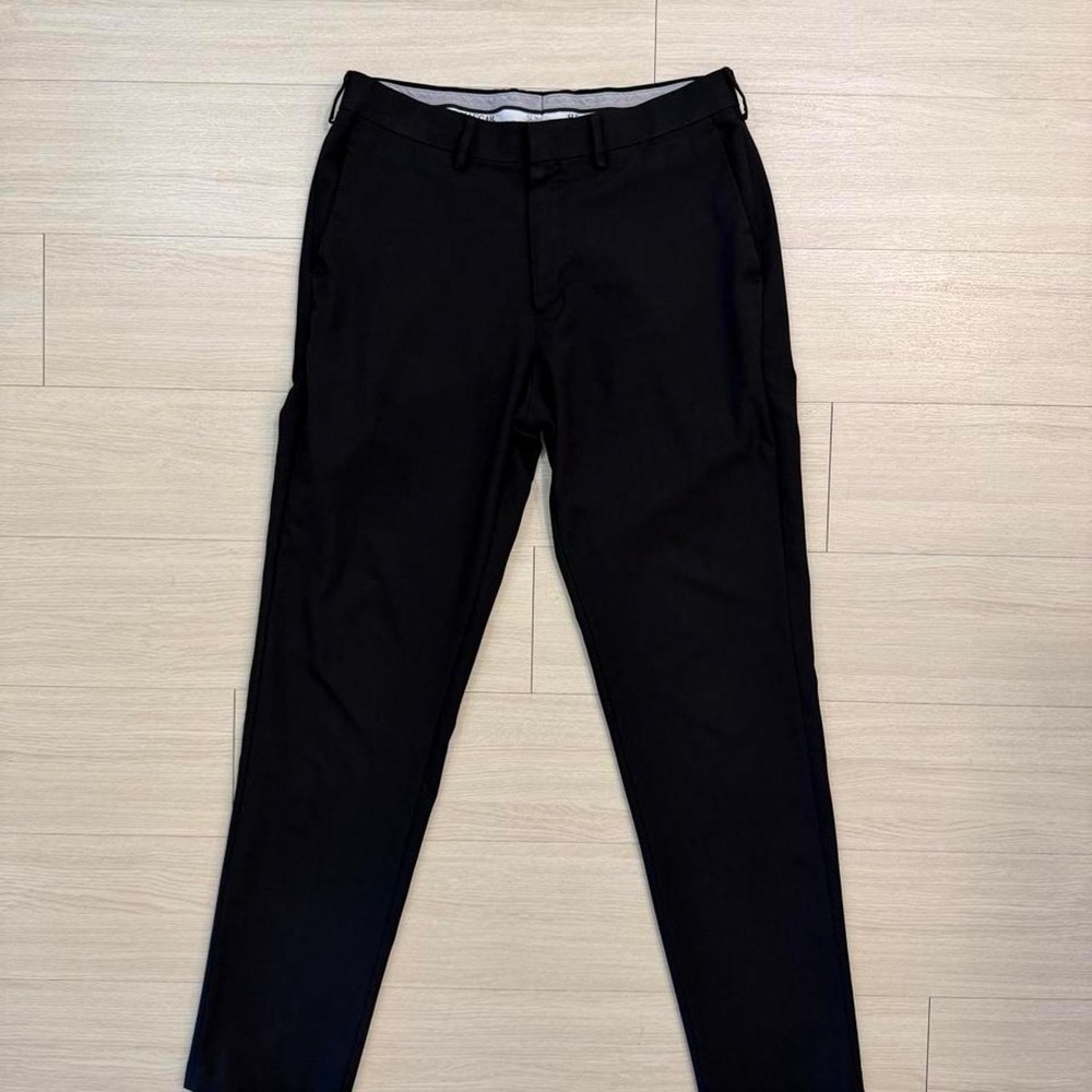 Haggar Slim Fit Black Dress Pants Mens Size 32X32 Workwear Preppy